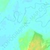 Mapa topográfico Осеева, altitude, relevo