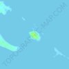 Mapa topográfico High Cay, altitude, relevo