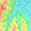 Mapa topográfico Praça Altemar Dutra, altitude, relevo