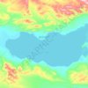 Mapa topográfico 勒斜武担湖, altitude, relevo