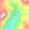 Mapa topográfico Thorung Phedi, altitude, relevo