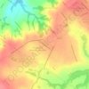 Mapa topográfico Convívio Nosso Recanto, altitude, relevo