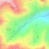 Mapa topográfico Riu de Filià, altitude, relevo