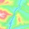 Mapa topográfico 特尔苏里河, altitude, relevo