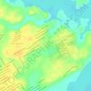 Mapa topográfico Itapark, altitude, relevo