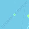 Mapa topográfico Wreck Island, altitude, relevo