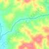 Mapa topográfico Rio Licungo, altitude, relevo