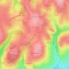 Mapa topográfico Étang Clair, altitude, relevo