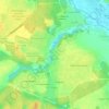 Mapa topográfico Здехово, altitude, relevo