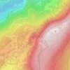 Mapa topográfico Beauchâteau, altitude, relevo