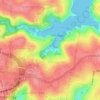 Mapa topográfico Primrose Park, altitude, relevo