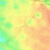 Mapa topográfico Canal pra o Kikuxe, altitude, relevo