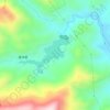 Mapa topográfico 矶头水库, altitude, relevo