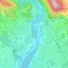 Mapa topográfico Fiume Brembo, altitude, relevo