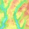 Mapa topográfico Étang de la Roche, altitude, relevo