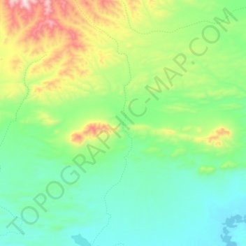 Mapa topográfico 雪水河, altitude, relevo