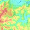 Mapa topográfico Mirueira, altitude, relevo
