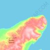 Mapa topográfico Russell Island, altitude, relevo