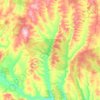 Mapa topográfico Яракта, altitude, relevo