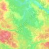 Mapa topográfico Песочня, altitude, relevo