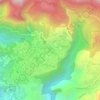 Mapa topográfico Mare à Joncs, altitude, relevo