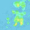 Mapa topográfico Étang du Birlot, altitude, relevo