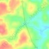 Mapa topográfico Açude, altitude, relevo