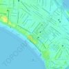 Mapa topográfico Praça Doutor Caio Ribeiro de Moraes e Silva, altitude, relevo