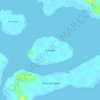 Mapa topográfico Pulau Baru, altitude, relevo