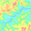 Mapa topográfico Rio Jangada, altitude, relevo