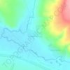 Mapa topográfico Большие Буртасы, altitude, relevo