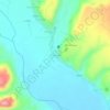 Mapa topográfico Omereque, altitude, relevo