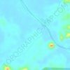Mapa topográfico Regencia, altitude, relevo