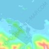 Mapa topográfico Bahi, mapa de relevo, mapa de altitude