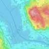 Mapa topográfico Lisanza, altitude, relevo