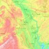 Mapa topográfico 黔西南州, altitude, relevo