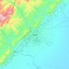 Mapa topográfico Yopal, altitude, relevo