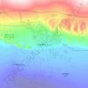Mapa topográfico 吐鲁番市, altitude, relevo