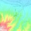 Mapa topográfico Rossano, altitude, relevo