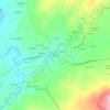 Mapa topográfico Rodeiro, mapa de relevo, mapa de altitude