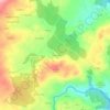 Mapa topográfico Province, mapa de relevo, mapa de altitude