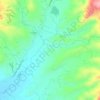 Mapa topográfico La Division, altitude, relevo