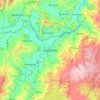 Mapa topográfico Sogamoso, altitude, relevo