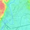 Mapa topográfico Santo Niño, mapa de relevo, mapa de altitude