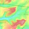Mapa topográfico Rignaucourt, relevo, altitude