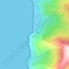 Mapa topográfico La Tour, mapa de relevo, mapa de altitude