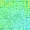 Mapa topográfico 马连道村, altitude, relevo
