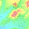 Mapa topográfico Saturnia, altitude, relevo