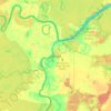 Mapa topográfico Inírida, altitude, relevo