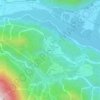 Mapa topográfico Riviasio, altitude, relevo